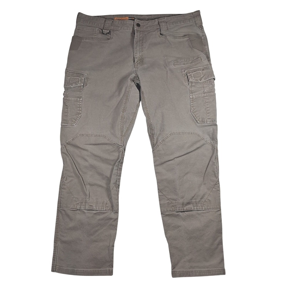 Noble Outfitters Hammer Drill Canvas Cargo Pants Mens 40x32 Gray FullFlexx HD